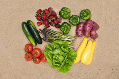 A variety of Seasonal Roots found in the Farmstead basket